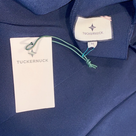 Tuckernuck | NEW Navy Daphne Bow Preppy Party Long Sleeve Mini Dress Size Medium - Picture 10 of 11